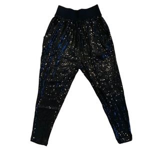 Black Sequin Pant